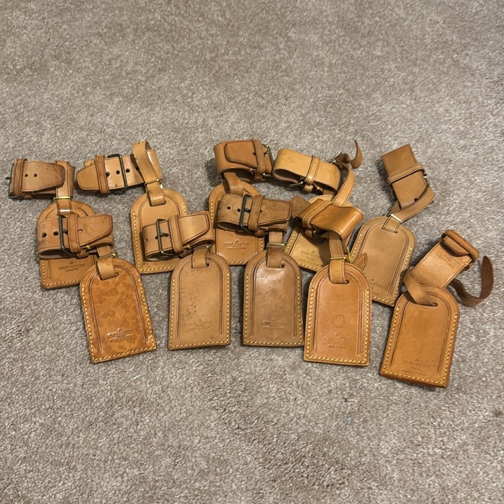Louis Vuitton Luggage Tag - set of 10